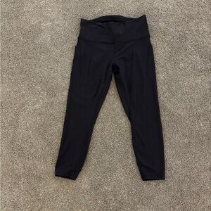 Lululemon Athletica Black Wunder Train Size 12